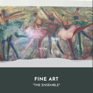 Barbara A. Wood “ The Ensemble” Serio Lithograph Hand Signed